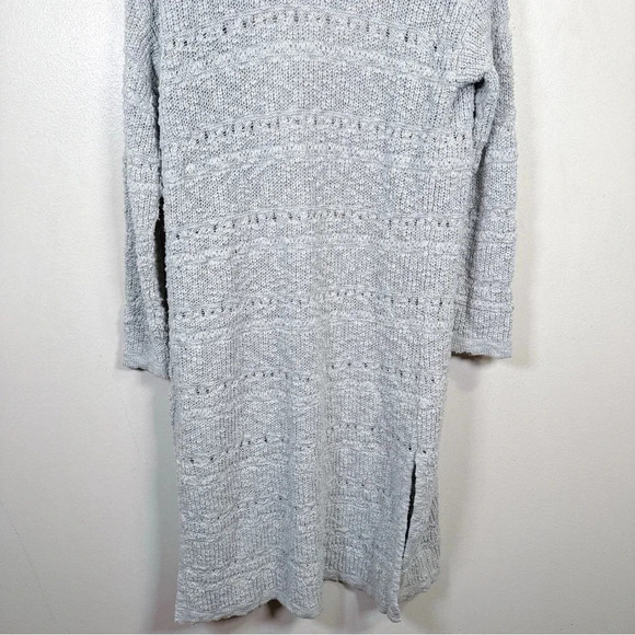 Nicole Miller Women\'s Size Medium Open Front Crochet Knit Cardigan